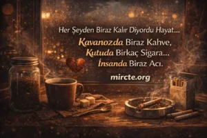 Her Şeyden Biraz Kalır Diyordu Hayat