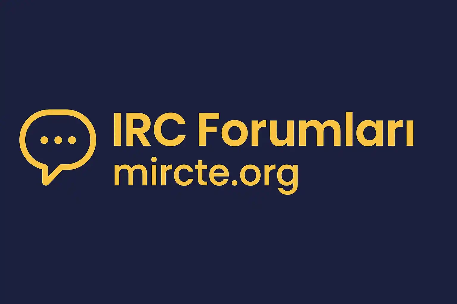 IRC Forumları