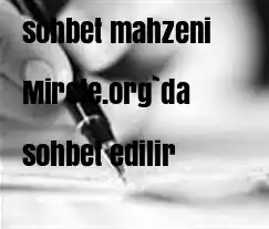 sohbet mahzeni