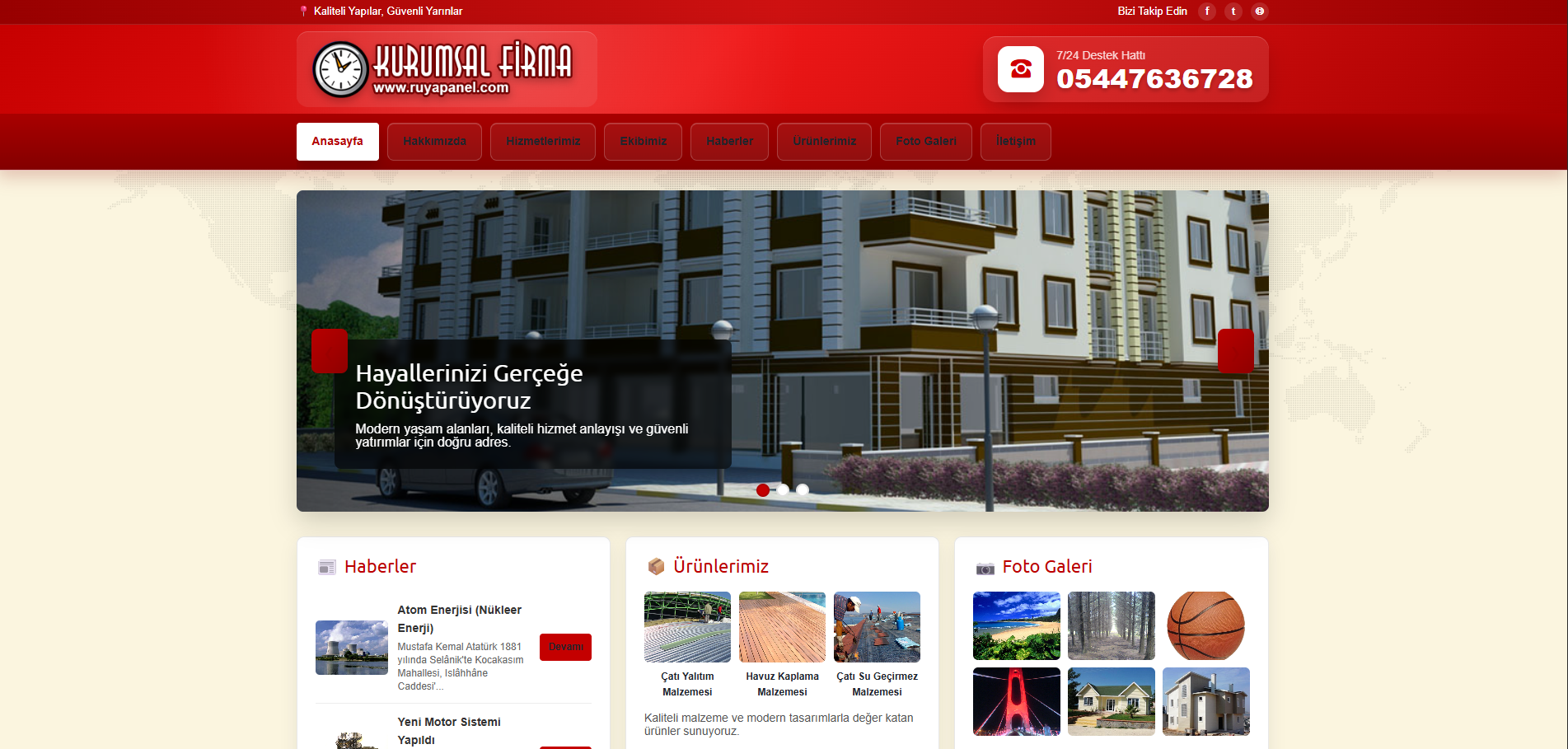 Ruyapanel Kurumsal Web Site Yazılım Hizmetleri Kurumsalv5