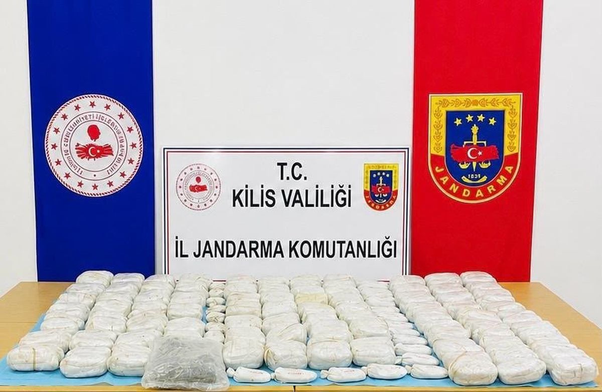Kilis'te 90,5 kg Uyuşturucu Ele Geçirildi