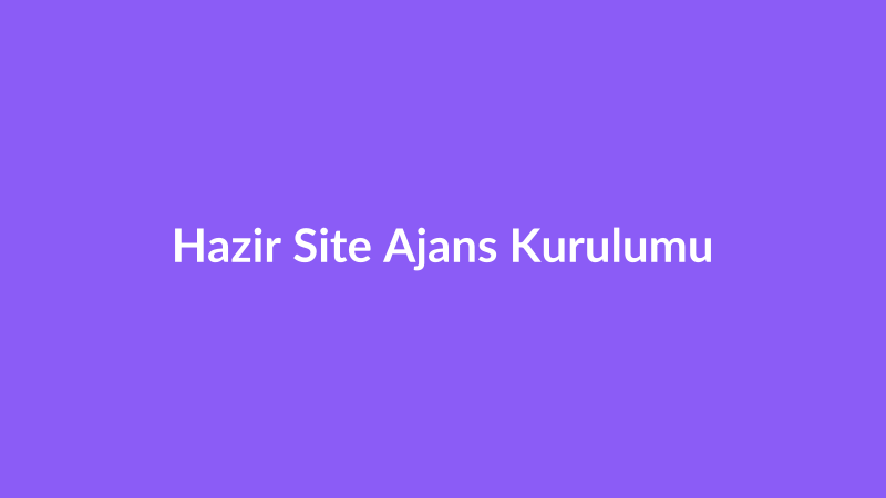 Hazır Web Sitesi Satarak Kendi Ajansınızı Kurun