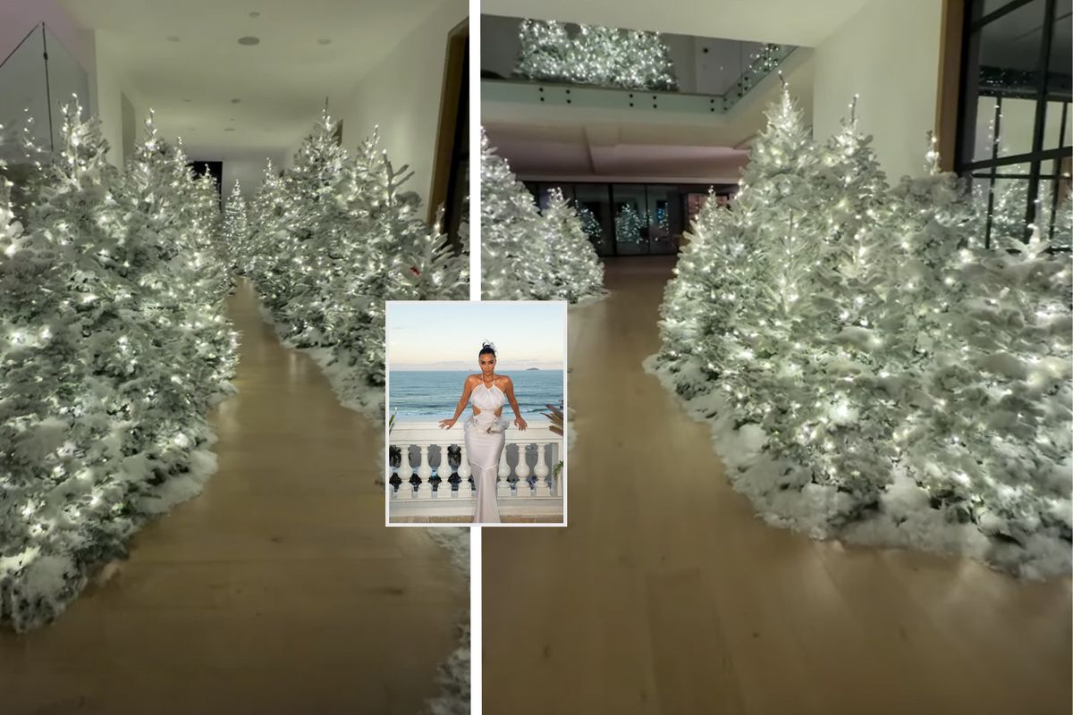 Kim Kardashian'ın noel süslemeleri tepki topladı: Gereksiz ve çok çirkin