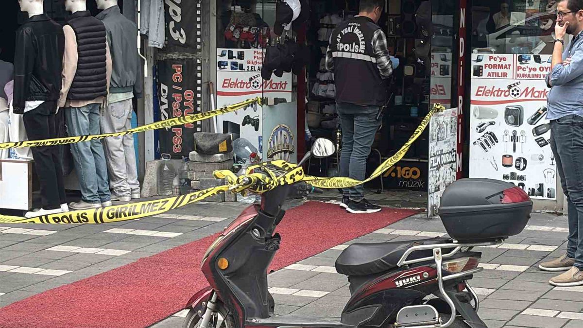 Bolu'da CD dükkanına silahlı saldırı: Şüpheli yakalandı