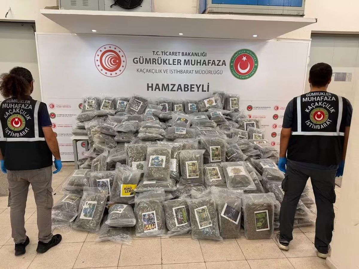 Hamzabeyli'nde 288 Kilo Esrar Ele Geçirildi