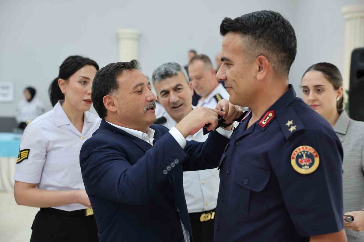 Kayseri'de Jandarma Rütbe Terfi Töreni Gerçekleştirildi