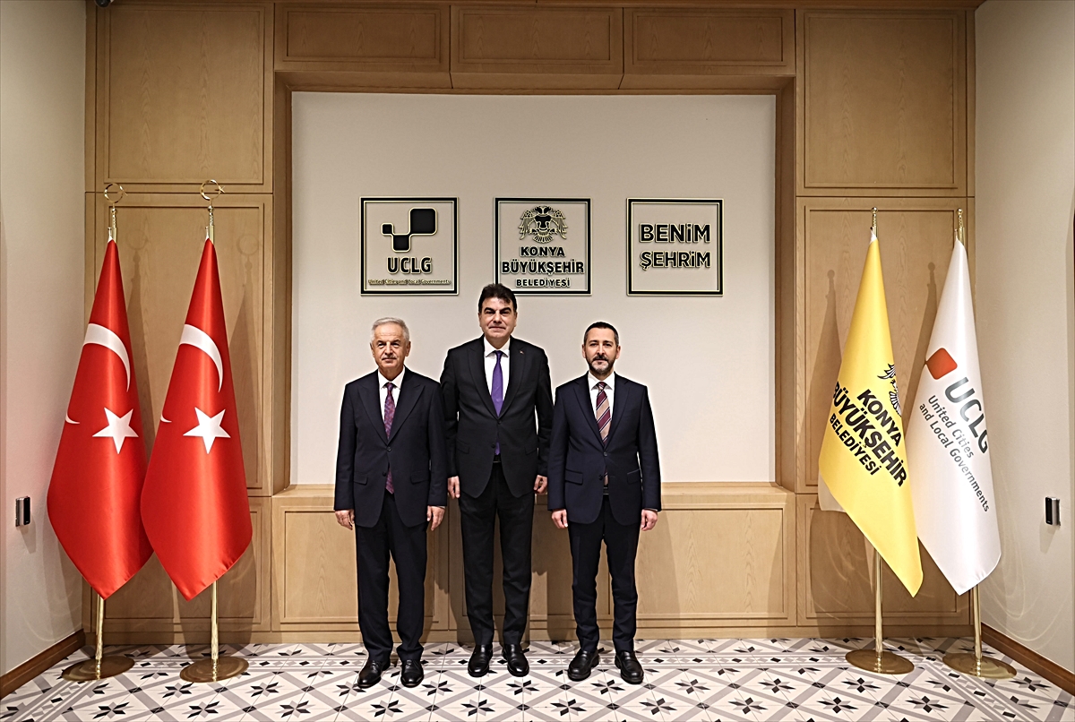 Milli Savunma Bakan Yardımcısı Heybet, Konya Büyükşehir Belediyesi'nde ağırlandı