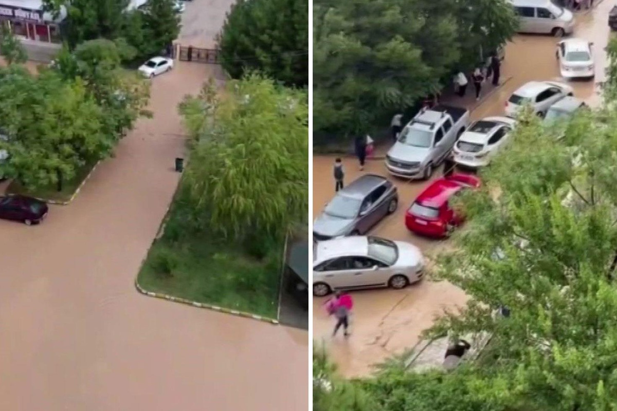 Diyarbakır sağanak hayatı durma noktasına getirdi, araçlar çukurlara düştü